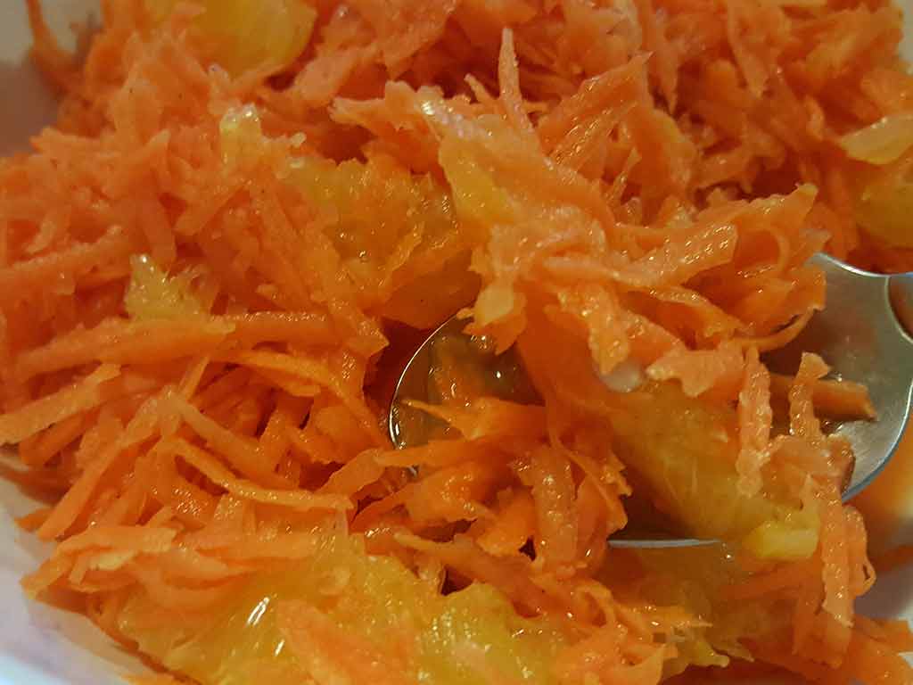 Ensalada de Zanahoria y Naranja