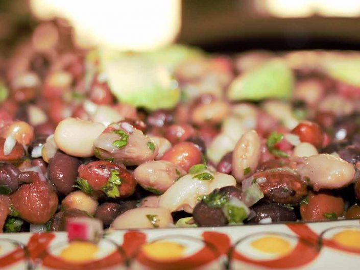 Ensalada de cuatro frijoles